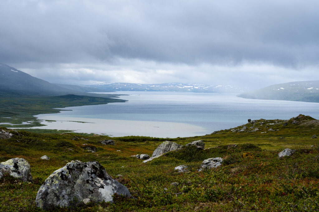 Padjelantavandring i regn. 